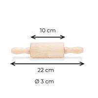 Patisse Mini Houten Deegroller 10 cm - thumbnail