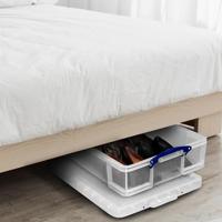 Opbergbox ru 33ltr 710x440x165mm transp wit - thumbnail
