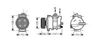 COMPRESSOR A4/A4 QUAT 19TDi/4Cyl 03- 0300K279 - thumbnail