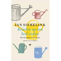 Jan  Siebelink Knielen op een bed violen (geïllustreerd) - thumbnail