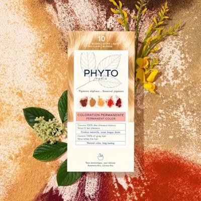 Phyto Phytocolor Permanent Color 10 BLOND EXTRA CLAIR Haarverf 112 ml - thumbnail