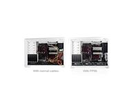 SilverStone SST-PP06B-3SATA80M - voedingskabel 80cm 3x SATA & Slimline SATA gesleevt, zwart - thumbnail