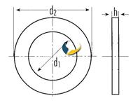 Dresselhaus afdichtingsring seal ring,form a,din 7603 18 x 24 mm/ thickness 1.5 - thumbnail