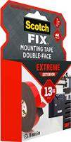 Dubbelzijdig plakband Scotch extreme 19 mm x 5 m Grijs - thumbnail
