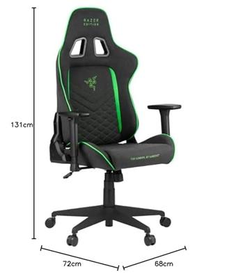 Razer TAROK PRO X Fabric Gaming Chair grijs