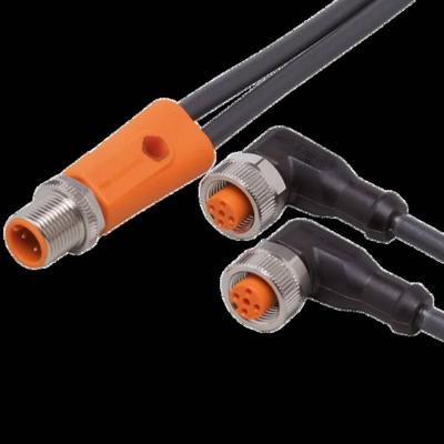 ifm Electronic EVC504 Verbindingskabel Aantal polen (sensoren): 4, 5 Stekker, recht, Bus, haaks 3 m 1 stuk(s)