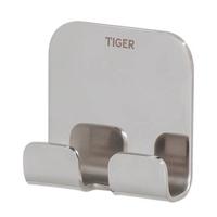 Tiger Haakje Dubbel Colar RVS Gepolijst - thumbnail