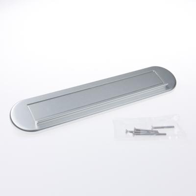 Hoppe briefplaat ovaal 454 - met valklep - 350x73mm - F1