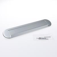 Hoppe briefplaat ovaal 454 - met valklep - 350x73mm - F1 - thumbnail