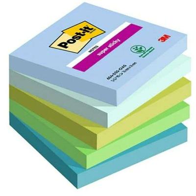 Zelfklevende briefjes Post-it Super Sticky Multicolour 5 Onderdelen 76 x 76 mm