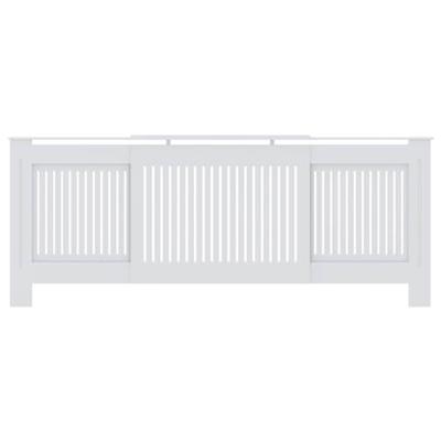 VidaXL Radiatorombouw 205 cm mdf wit - thumbnail