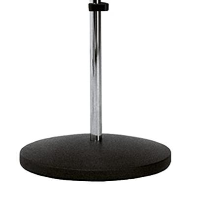 K&M 26010 Microfoonstatief zonder hengel met ronde voet zilver K&M 26010 Microfoonstatief zonder hengel met ronde voet zilver