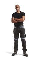 Blåkläder Werkbroek met spijkerzakken 15551860 | Zwart/Grijs | Maat C54 - 7330509591017 - thumbnail