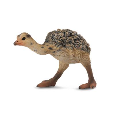 Collecta wilde dieren: struisvogelkuiken 5,5 cm bruin