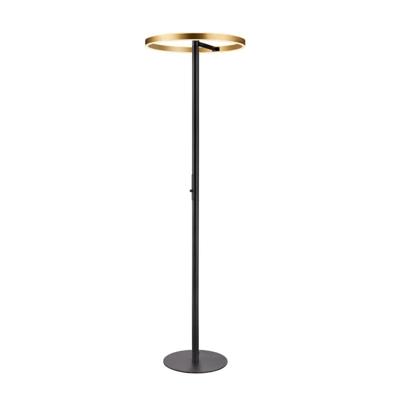 SLV Zwart met gouden design vloerlampOne Straight - 1006353