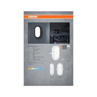 OSRAM HOMELIGHTING LED Bulkhead 11W 4000K Black LED-wandlamp - thumbnail