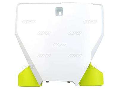 UFO PLAST startnummerbord start number plate ufo husqvarna white