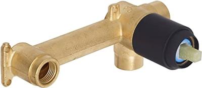 Saqu Eurotrend 2-gats inbouw wastafelmengkraan inclusief inbouwdeel mat zwart