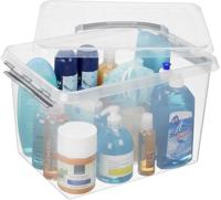 Sunware Q-line box 22 liter transp/metaal - thumbnail