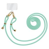 Universeel telefoonkoord met dubbele sluiting - Mintgroen - thumbnail