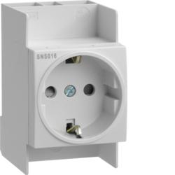 Hager SNS016 Stopcontact (inbouw) Veiligheidsklasse II Wit
