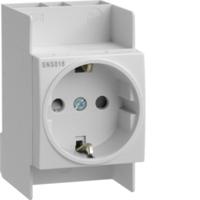 Hager SNS016 Stopcontact (inbouw) Veiligheidsklasse II Wit - thumbnail