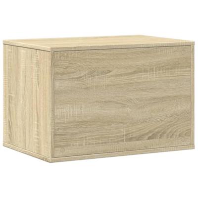 Kattenbakkast 60x40x40 cm bewerkt hout sonoma eikenkleurig