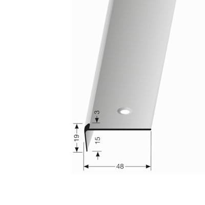Küberit - Trapneusprofiel 860 15mm t.b.v. 3 mm PVC brons - 250 cm