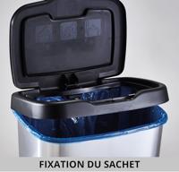 Afvalemmer met Pedaal Mondex Jive Polypropyleen 20 L - thumbnail