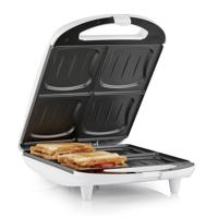 Tristar SA-3065 Tosti-apparaat 4 pannen Wit - thumbnail