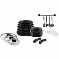 Inductiekookset - Arthur Martin - AM558 - Aluminium - 20-delig - Afneembare handgreep - Alle kookplaten inclusief inductie - thumbnail