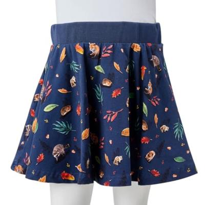Kinderrok dierenprint 92 marineblauw Kinderrok dierenprint 92 marineblauw