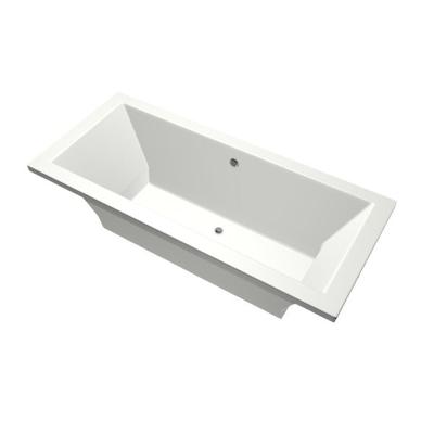 Ligbad Xenz Society 170x75x50 cm Inbouw Acryl Antraciet