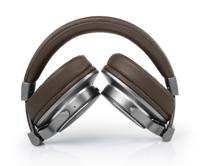Muse M-278 BT Bluetooth hoofdtelefoon, over-ear, draadloos afspelen tot 12 uur, opvouwbaar, geïntegreerde headset, grijs/bruin - thumbnail