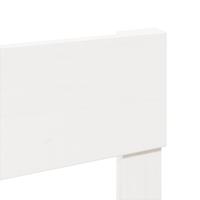 Bedframe zonder matras massief grenenhout wit 200x200 cm - thumbnail