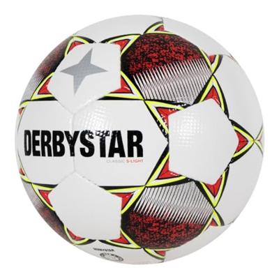 Derbystar Classic S-Light II Voetbal 8 x 1 Vlakken Maat 5 Wit Rood Geel
