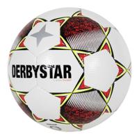Derbystar Classic S-Light II Voetbal 8 x 1 Vlakken Maat 5 Wit Rood Geel - thumbnail