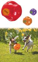 KONG JUMBLER BAL ASSORTI MEDIUM/LARGE 14X14X14 CM - thumbnail