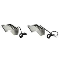 Ubbink waterval niagara led 30 cm zilverkleurig 1312124 - thumbnail