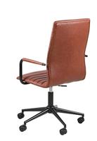 Bureaustoel 'Maria' PU-leder, kleur bruin - thumbnail