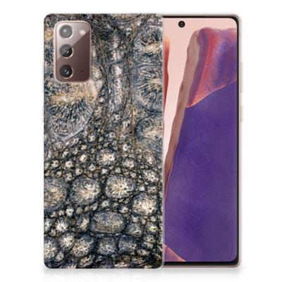 Samsung Note 20 | TPU Hoesje | Krokodillenprint
