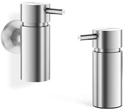 ZACK Manola Zeepdoseerder Wand 130 ml geborsteld RVS ZACK Manola Zeepdoseerder Wand 130 ml geborsteld RVS