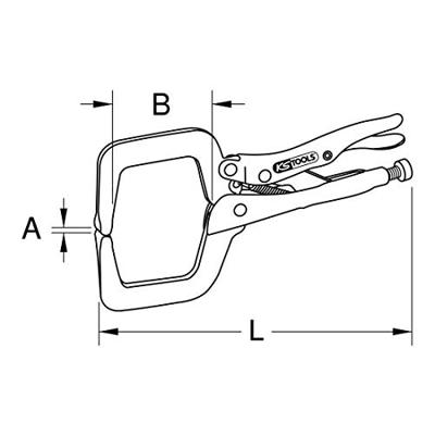 KS Tools 1152009 Griptang