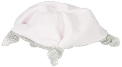 Steiff Trampili Olifant knuffeldoek - 28 cm - knuffeldier voor baby's - pluche olifant - zacht en wasbaar - grijs/roze - (241680)
