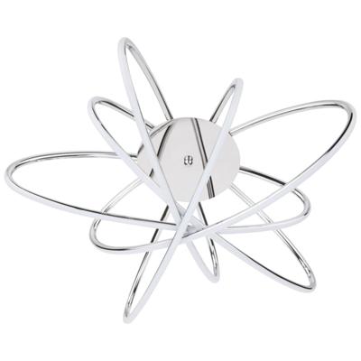 LED Plafondlamp Glama 100W - Natuurlijk Wit 4000K - Mat Chroom