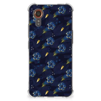 Doorzichtige Silicone Hoesje voor Samsung Galaxy Xcover 7 Voetbal Doorzichtige Silicone Hoesje voor Samsung Galaxy Xcover 7 Voetbal