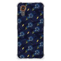 Doorzichtige Silicone Hoesje voor Samsung Galaxy Xcover 7 Voetbal - thumbnail