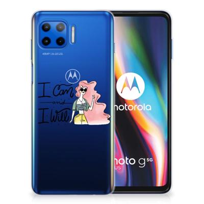 Motorola Moto G 5G Plus Telefoonhoesje met Naam i Can