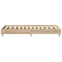 Bedframe zonder matras 100x200cm spaanplaat sonoma eikenkleurig - thumbnail