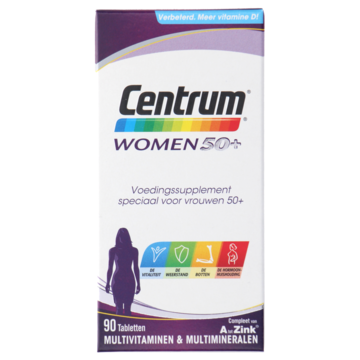 Centrum Women 50+ Multivitaminen Tabletten 90st Centrum Women 50+ Multivitaminen Tabletten 90st